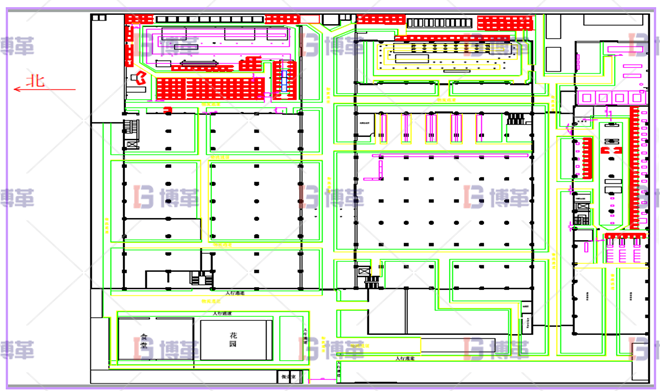 浙江服裝工廠6S現(xiàn)場(chǎng)管理與改善 對(duì)廠區(qū)進(jìn)行重新規(guī)劃，定義各個(gè)車間工作和半成品放置位置